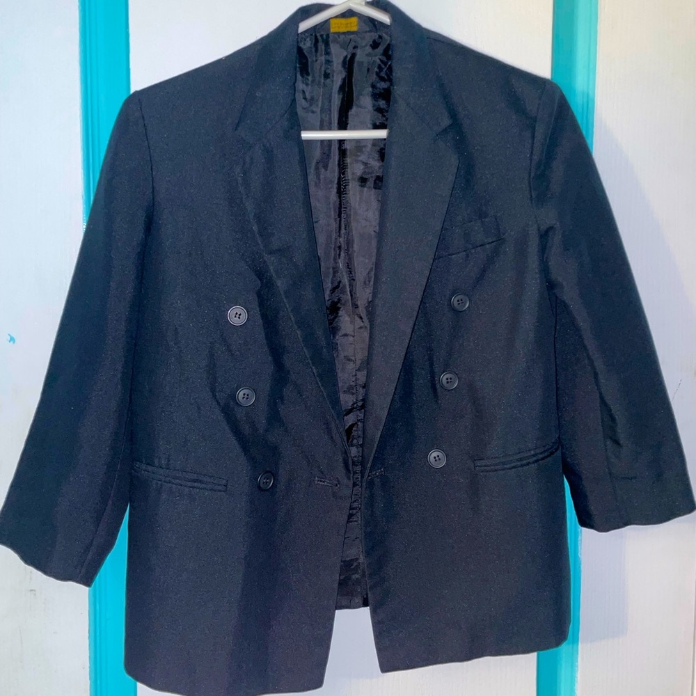 Women’s Black Blazer by Reniew